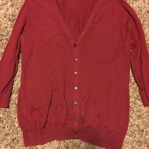 Marooning colored cardigan